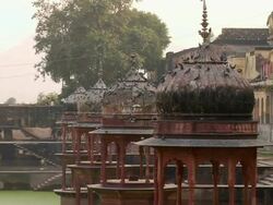 MS  View of Alwar fort / Alwar, Rajasthan, India Stock Footage