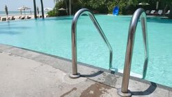 HD Stair pool Stock Footage