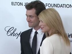 Hugh Dancy, Claire Danes at the 19th Annual Elton John AIDS Foundation Academy Awards Viewing Party at West Hollywood CA. (Footage by WireImage Video/GettyImages) Stock Footage