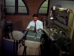 Motion picture film editor working Stock Footage