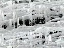 DRAPERY BACKGROUND - black back (TRANSITION) Stock Footage