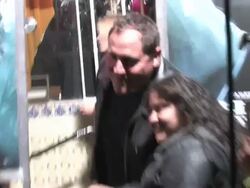 Jon Favreau at the Sherlock Holmes A Game Of Shadows Premiere in Westwood Stock Footage