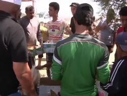 Displaced Yazidi People Receive Aid News Clip