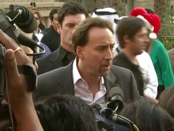 2008 Dubai International Dubai Film Festival Charles Roven Award Stock Footage