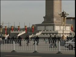 Security and preps in Beijing ahead of US President's visit News Clip