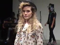 Models on the runway at Buenos Aires Fashion Week on February 22, 20110, in Buenos Aires, Argentina. (Footage by Meche Marmol/LatinContent/Getty Images) Stock Footage