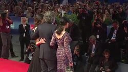 CLEAN : Mostra: Kusturica Bellucci on the red carpet in Venice News Clip