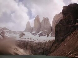 Torres del Paine. Chile HD timelapse Stock Footage