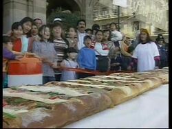 MEXICO: RECORD LENGTH OF BREAD BAKED News Clip