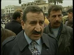 IRAQ: BAGHDAD: ANTI US-BRITISH PROTESTS News Clip