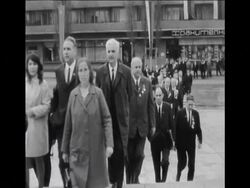 SYND 20-4-71 BREZHNEV ATTENDS PARTY CONGRESS News Clip