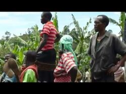 Mudslide on Mount Elgon Stock Footage