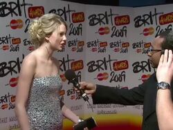 Brit Awards Arrivals Stock Footage