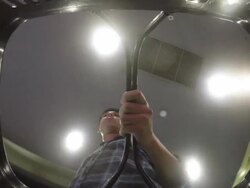 Shopping basket point of view Stock Footage