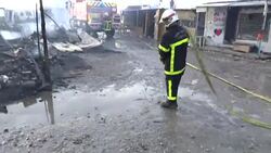 Fires Started In Calais Migrant Camp During Evacuation News Clip