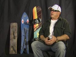 Tom Sims, Steve Fisher Interviews - Countdown To X Games Olympics Stock Footage