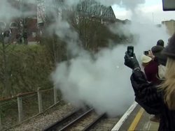 Steam Train Sets Off on Circle Line News Clip