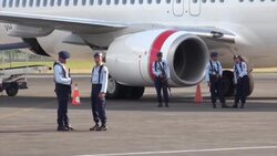 Airport scenes after drunk Australian passenger causes hijack scare News Clip