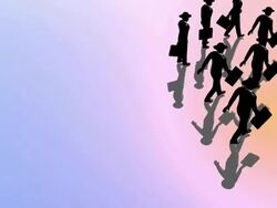 Businessmen Walking Stock Footage