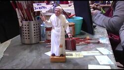 Neapolitan artisan creates statuette of new Pope Francis News Clip