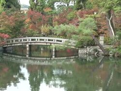 NTSC Zen garden in Kyoto Stock Footage