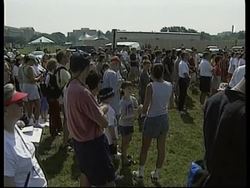 USA: NEWLY RESTORED WASHINGTON MONUMENT News Clip