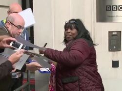 Ruby Turner at London Celebrity Sightings on 22nd August 2014 in London, England. Stock Footage