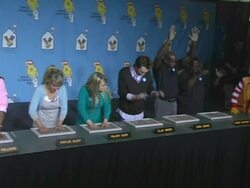 3rd Annual McDonald's World Children's Day Kickoff Stock Footage