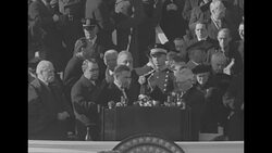 Franklin D. Roosevelt is inaugurated for a third term News Clip