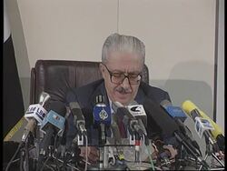 Iraq - Presser on UNSCOM inspections News Clip