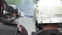 VOICED : Policia turca dispersa con gases manifestacion del 1 de mayo News Clip