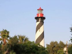 Lighthouse, St Augustine Stock Footage
