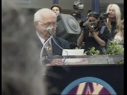 USA: HOLLYWOOD: ROCK STAR DAVID BOWIE RECEIVES  HIS OWN STAR News Clip