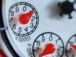 Water meter Stock Footage