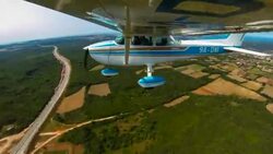 Flight over the landscape of Istria, Croatia Stock Footage