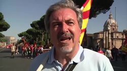 Thousands of Italians protest against Brussels-backed austerity policy News Clip