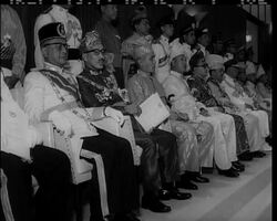 MALAYA'S RULER INSTALLED News Clip