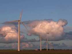 Wind Turbines Stock Footage