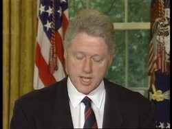 USA - Clinton statement on attack on Iraq Instructional Video