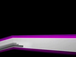 3D Panels Lower Third - Pink (Full HD) Stock Footage