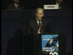 USA: WASHINGTON: IMF CHIEF CAMDESSUS SPEECH News Clip