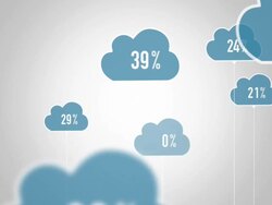 Cloud Computing Area Stock Footage