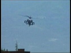 ALBANIA: KOSOVO CRISIS: APACHE HELICOPTERS ARRIVE News Clip
