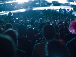 Concert crowd Stock Footage