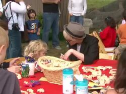 Ashlee Simpson (R) at the Elizabeth Glaser Pediatric AIDS Foundation's 22nd Annual 'A Time For Heroes' Celebrity Carnival at Los Angeles CA. (Footage by WireImage Video/Getty Images Entertainment Video) Stock Footage