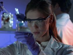 HD DOLLY: Young Scientist Using A Pipette Stock Footage