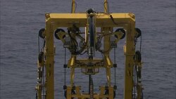 Radar operates on a surfaced submarine. Stock Footage