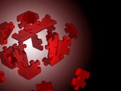 Red Box Puzzles Stock Footage