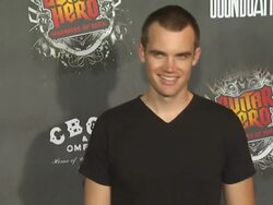 Tyler Hilton at the Guitar Hero: Warriors Of Rock With Soundgarden at Hollywood CA. (Footage by WireImage Video/GettyImages) Stock Footage