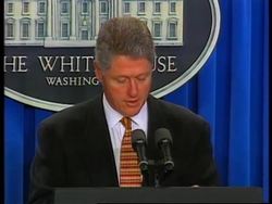 USA - Clinton offers consolation News Clip